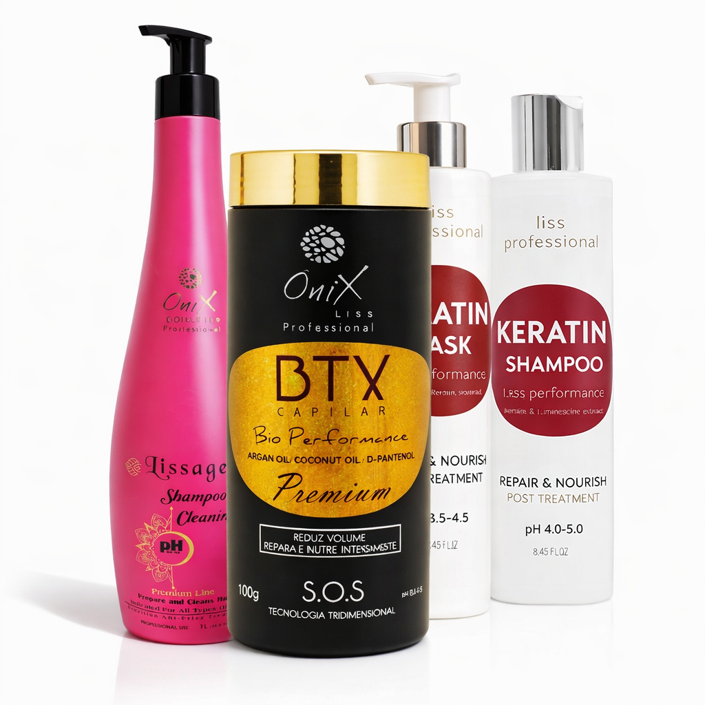 Onix Liss BTX Bio Performance PREMIUM– profesionalus rinkinys prabangiai BOTOX plaukų procedūrai