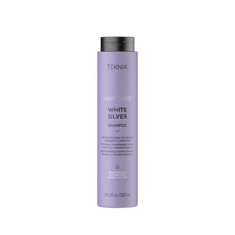 Geltoną plaukų atspalvį neutralizuojantis rinkinys Lakme Teknia White Silver