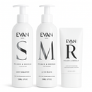 Glotninantis rinkinys plaukams plaukams EVAN Care Filler & Shield Liss (tinka neutralizuoti geltonus atspalvius)