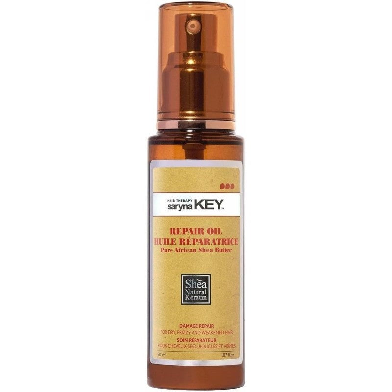 Pažeistų plaukų priežiūros rinkinys Saryna KEY Damage Repair Pure African Shea, su taukmedžio sviestu