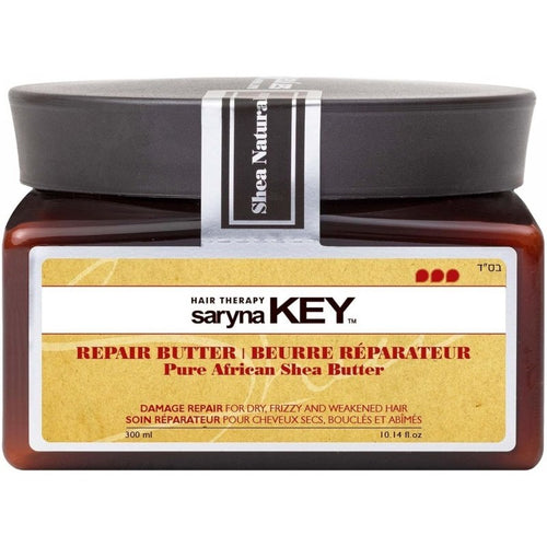 Pažeistų plaukų priežiūros rinkinys Saryna KEY Damage Repair Pure African Shea, su taukmedžio sviestu