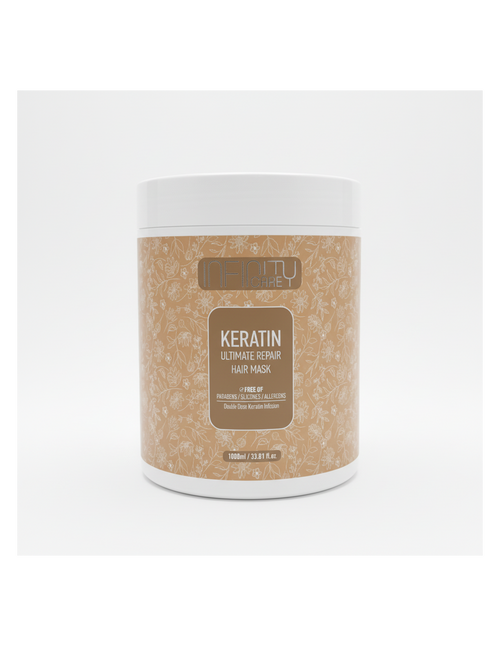 KERATIN ULTIMATE REPAIR KAUKĖS PLAUKAMS IR ŠAMPŪNO RINKINYS