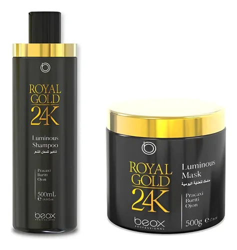 ROYAL GOLD 24K Luminous RINKINYS ypatingam plaukų žvilgesiui
