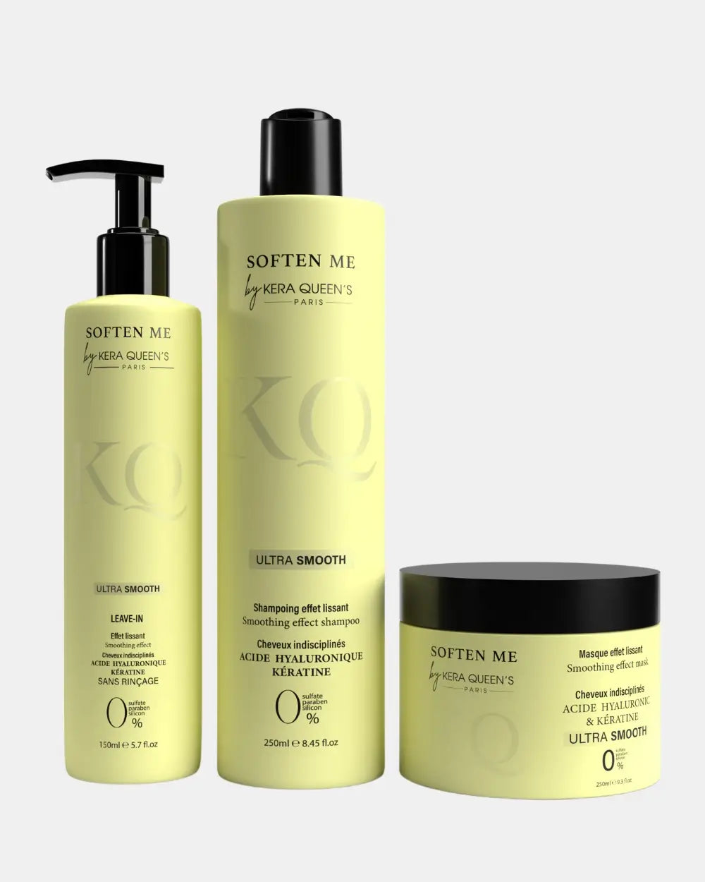 Kera Queen’s Ultra Smooth“ prabangus plaukų glotninimo rinkinys – keratino lygumo efektas