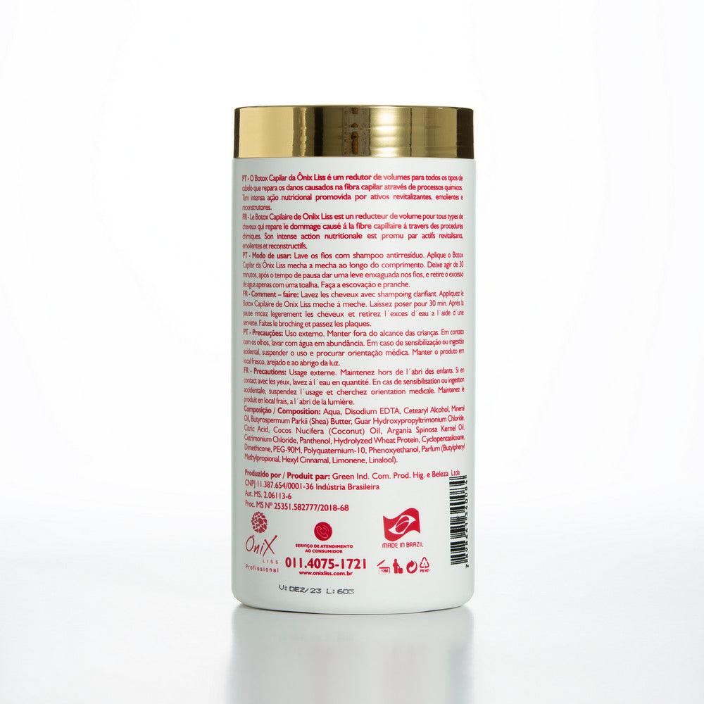 Onix Liss Capilar Bio Performance – profesionalus rinkinys BOTOX plaukų procedūrai