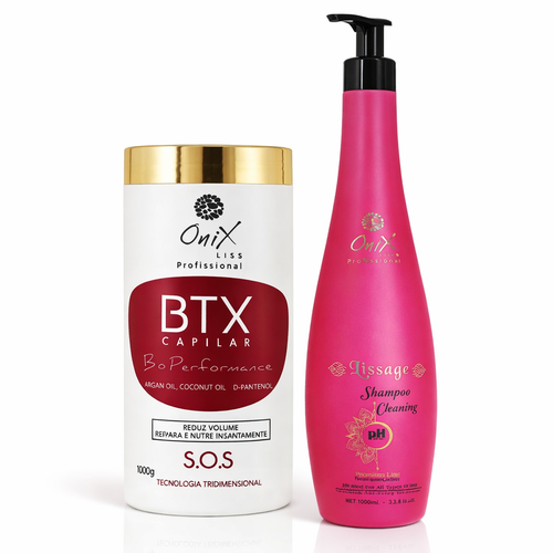 Onix Liss Capilar Bio Performance – profesionalus rinkinys BOTOX plaukų procedūrai