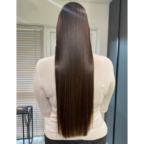 Ilgalaikis plaukų tiesinimas keratinu