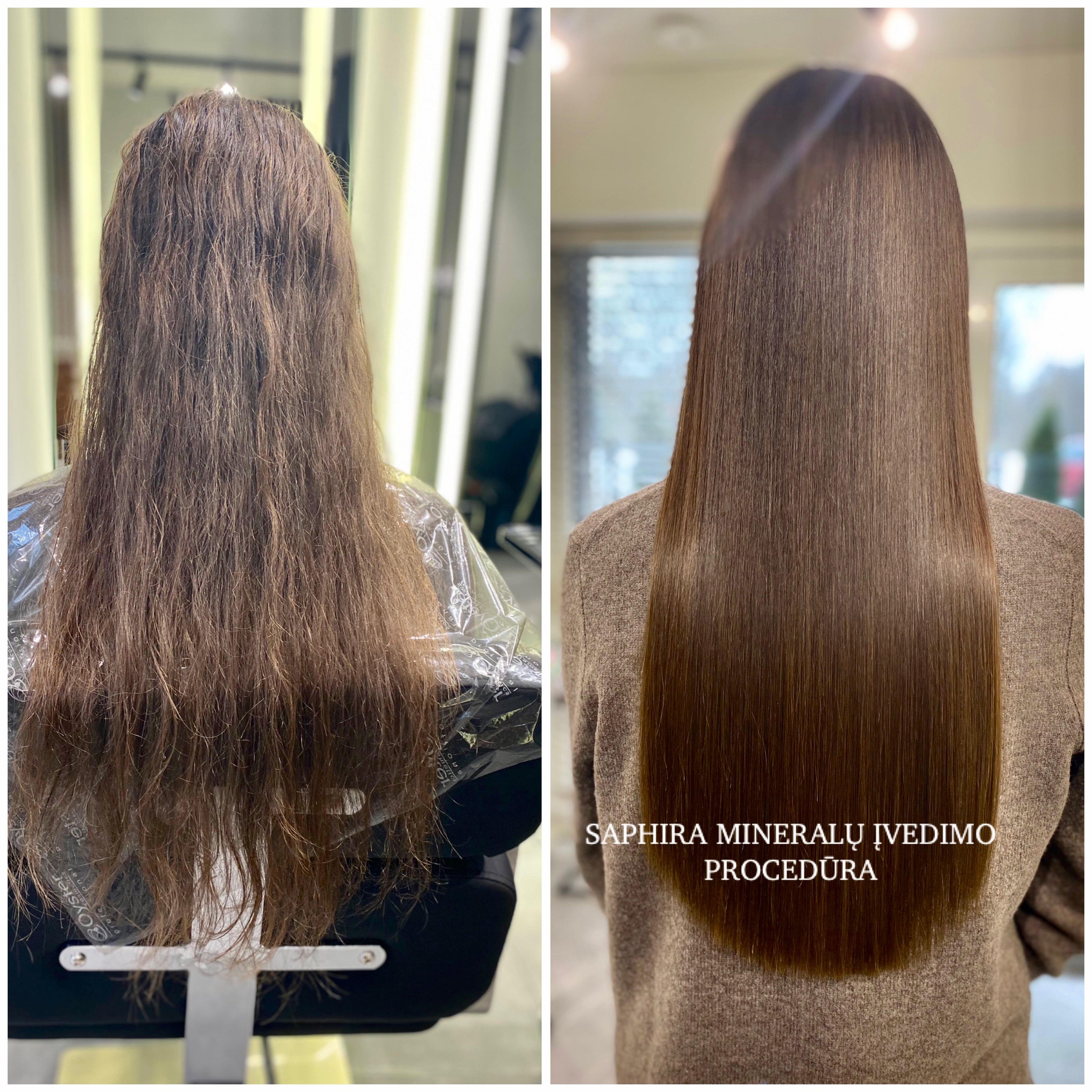 Ilgalaikis plaukų tiesinimas keratinu
