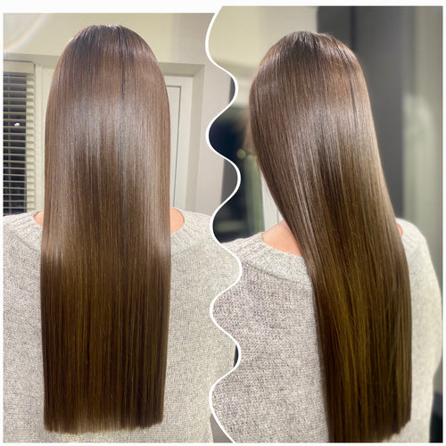 Ilgalaikis plaukų tiesinimas keratinu