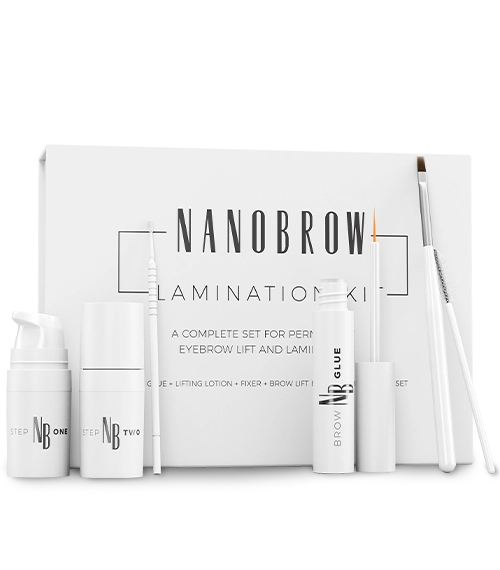 Nanobrow Lamination Kit Profesionalus rinkinys antakių pakėlimui ir laminavimui